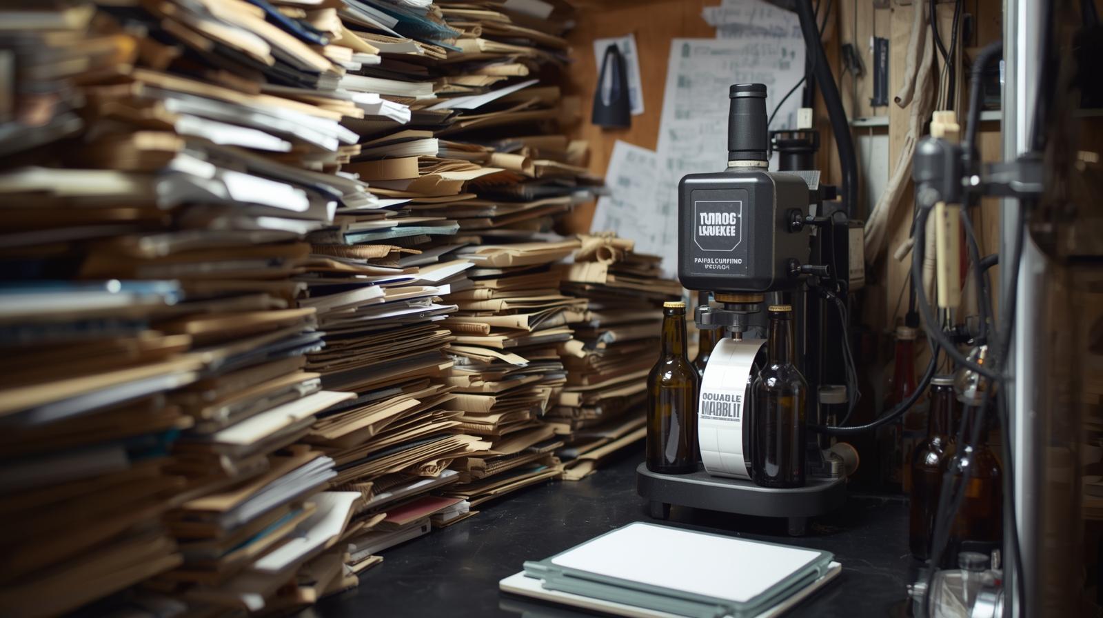 桌上型圓瓶貼標機，撐起了一間小工作室的全部訂單