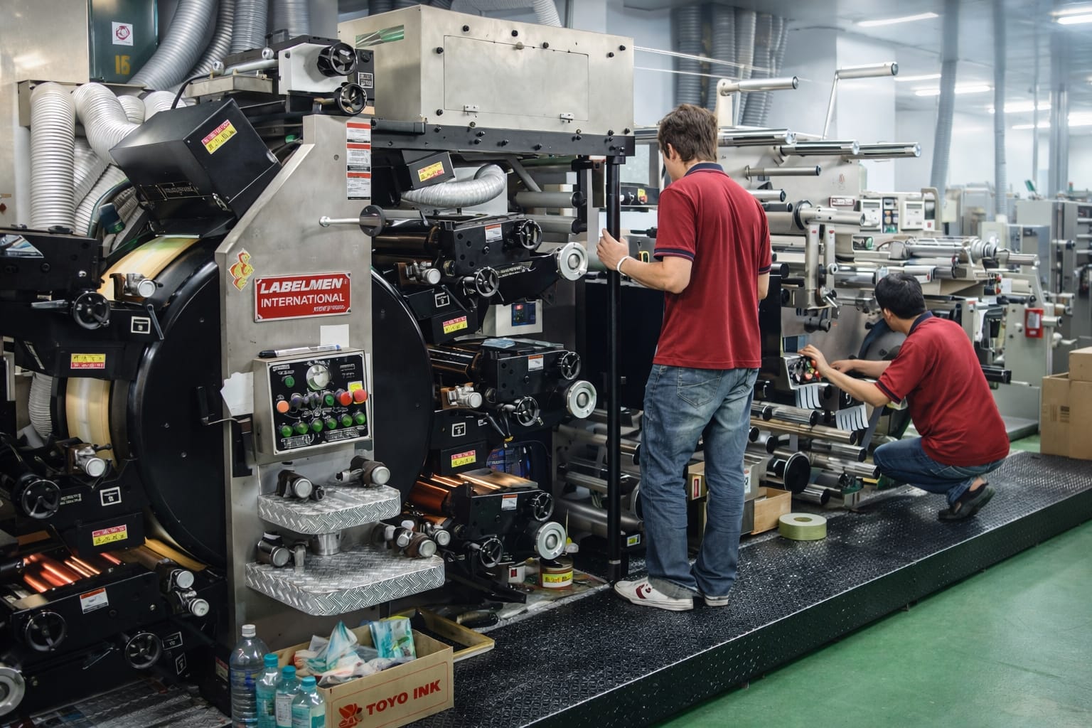 羅鐵七色UV全輪印刷機